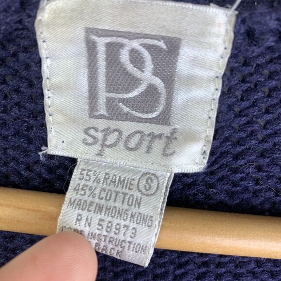 Vintage 90s Grandma Sweater Cardigan Women's sz S Small Knit Retro Cottagecore - Picture 9 of 16